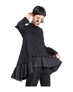 Dark Cold Ruffled Baby Shirt Long Sleeves photo 5