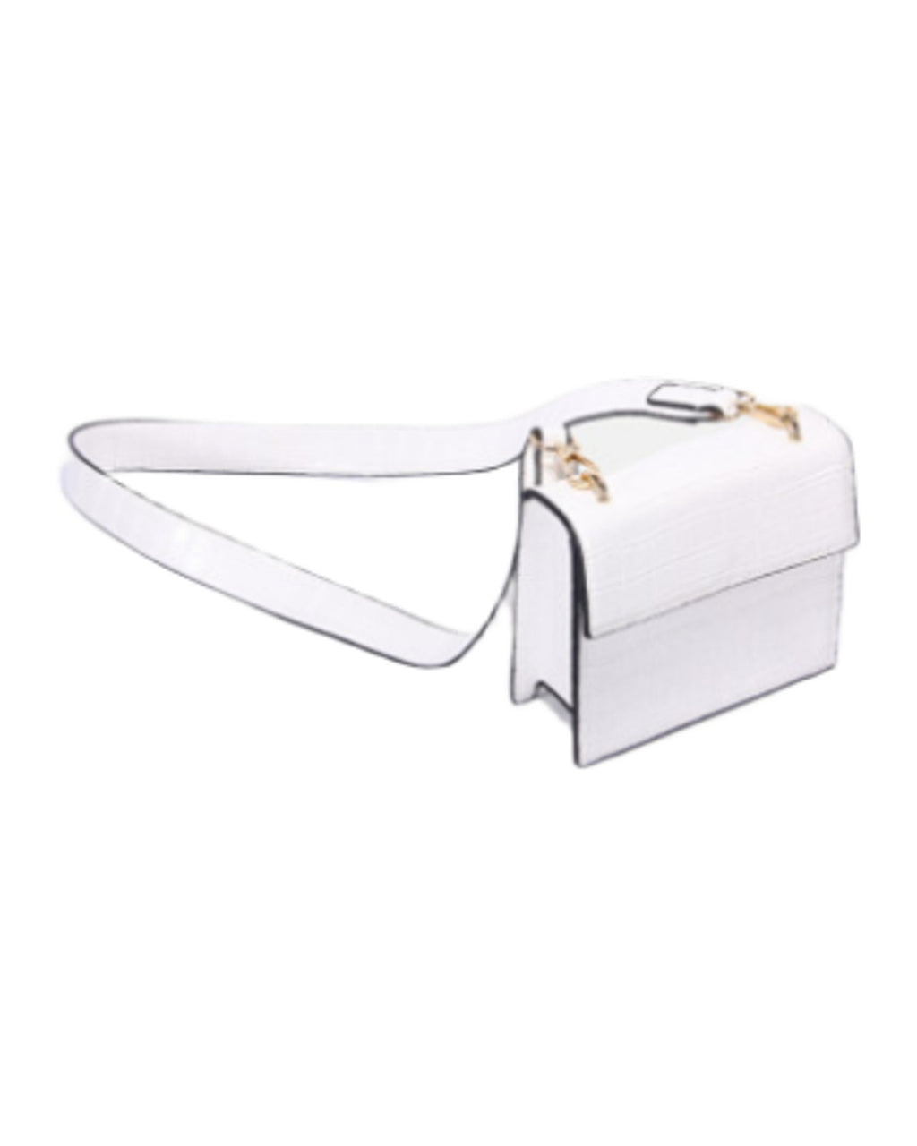 Wide Shoulder Strap Small Square Bag photo 3
