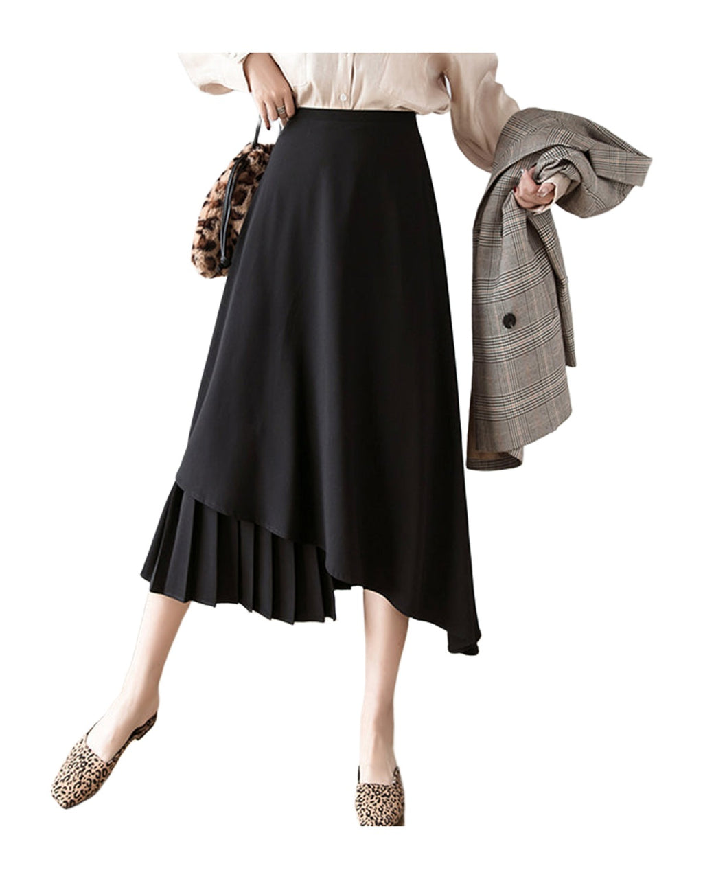 Hepburn High Waist Large Swing Umbrella Skirt photo 2
