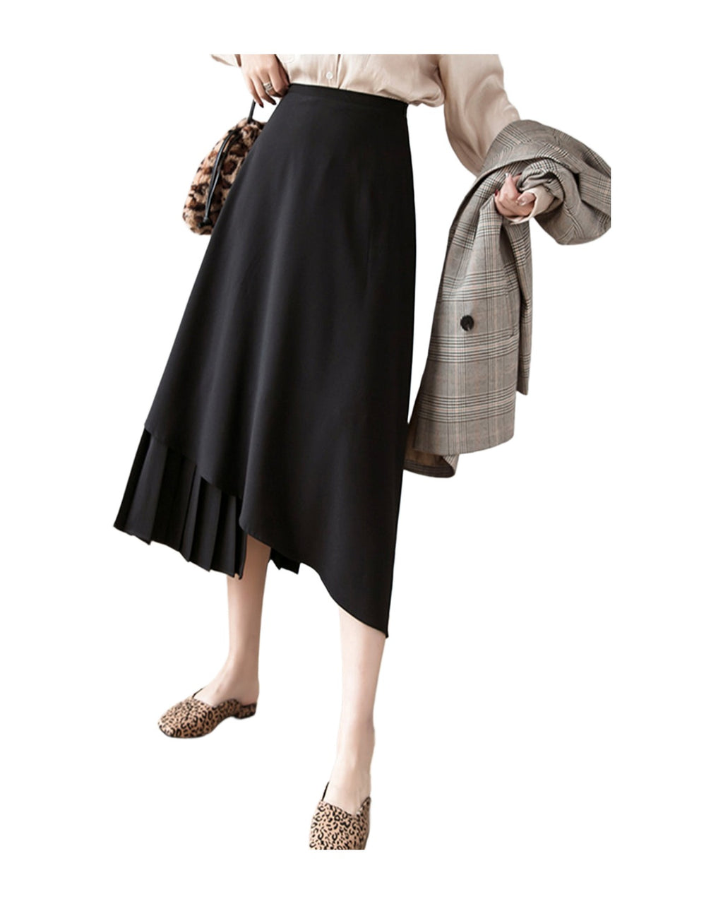 Hepburn High Waist Large Swing Umbrella Skirt photo 3