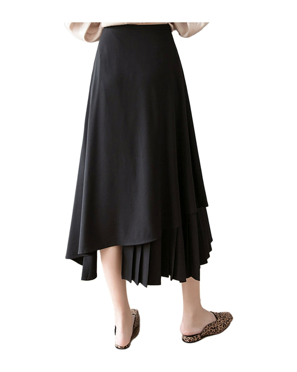 Hepburn High Waist Large Swing Umbrella Skirt photo 5