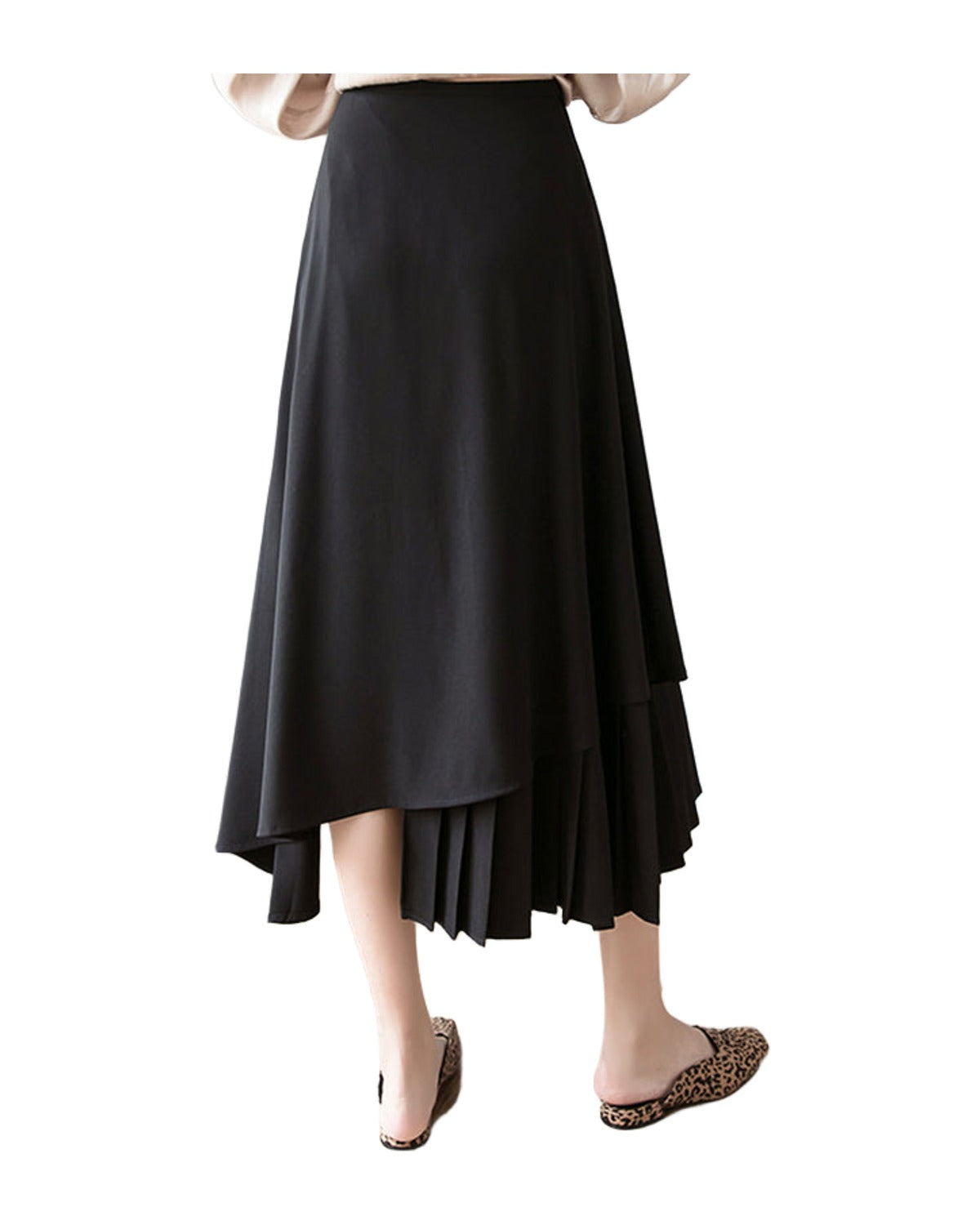 Hepburn High Waist Large Swing Umbrella Skirt photo 5