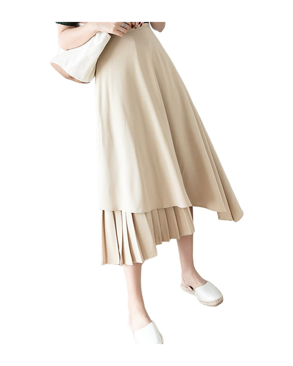 Hepburn High Waist Large Swing Umbrella Skirt photo 6