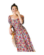 Cotton Printed Floral Dress Summer photo 4