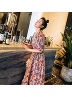 Cotton Printed Floral Dress Summer