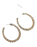 Street Exaggerated Geometric Diamond Earrings photo 10