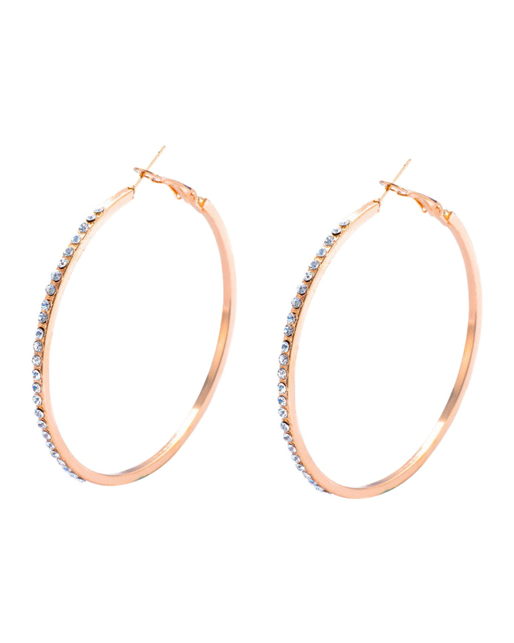 Street Exaggerated Geometric Diamond Earrings photo 4