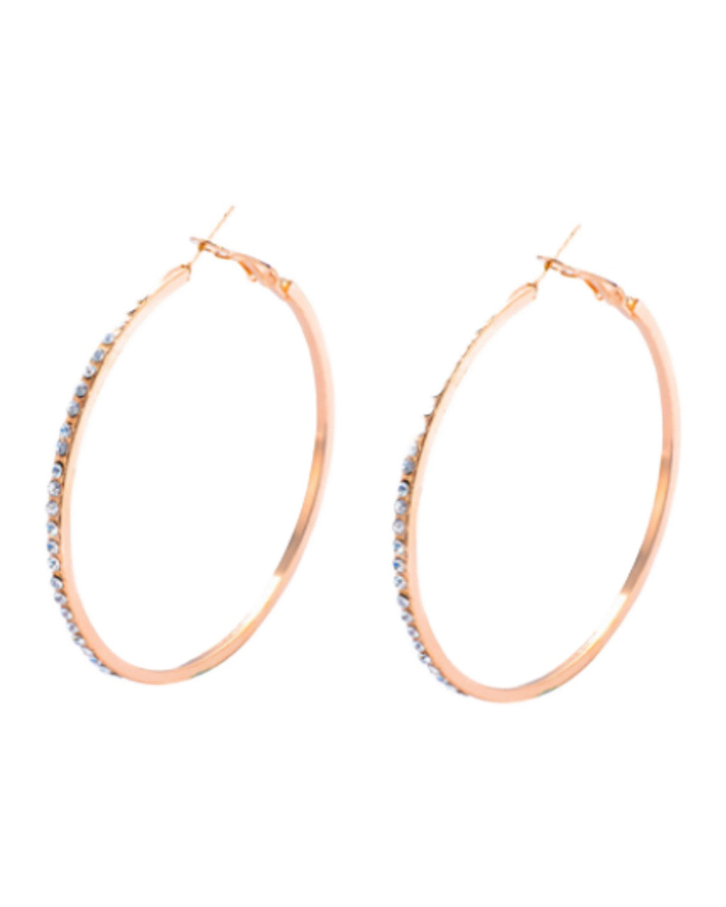 Street Exaggerated Geometric Diamond Earrings photo 7