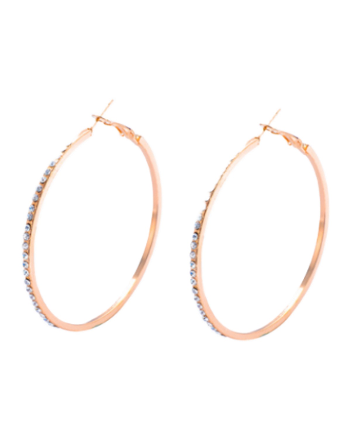 Street Exaggerated Geometric Diamond Earrings photo 7