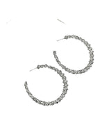 Street Exaggerated Geometric Diamond Earrings photo 8