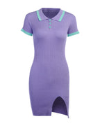 Ribbed Mini Dress Collar photo 5