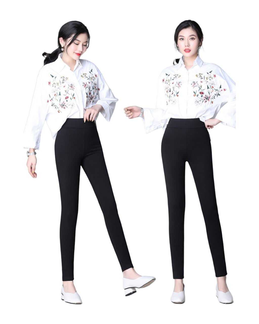 Sweatpants White Side Feet Harem Pants Casual Loose Guard photo 1