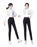 Sweatpants White Side Feet Harem Pants Casual Loose Guard photo 1
