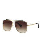 Sunglasses Glasses Modern Retro Square Frame Street Shot Big photo 2