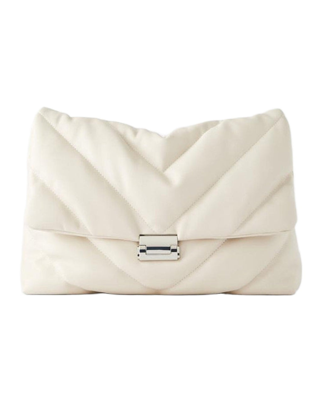 White Oversized Chain Bag photo 1