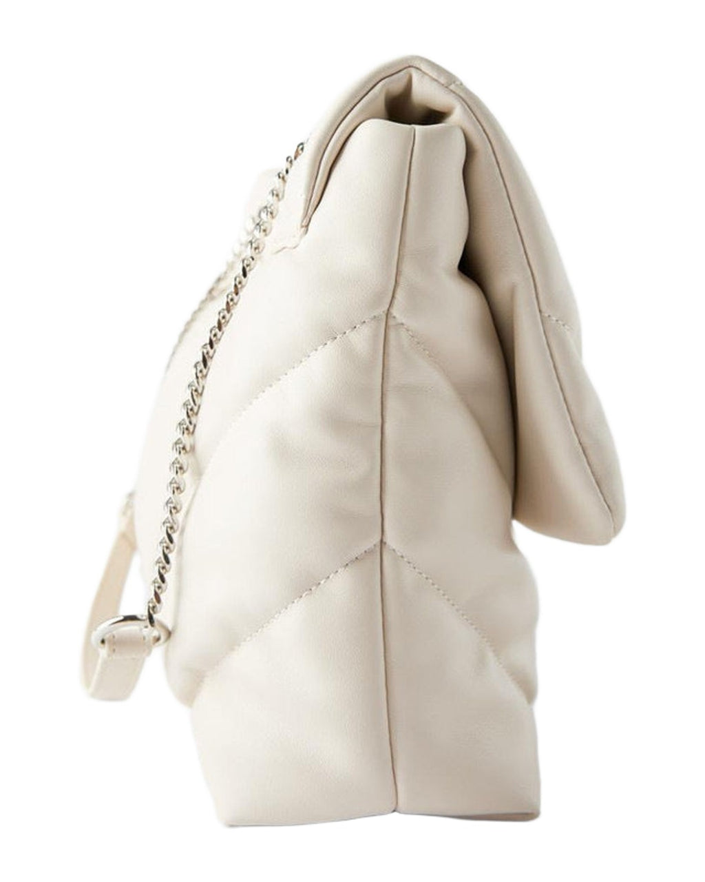 White Oversized Chain Bag photo 3