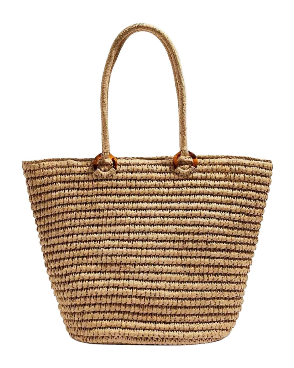 Simple One-shoulder Portable Beach Bag Knitting photo 4