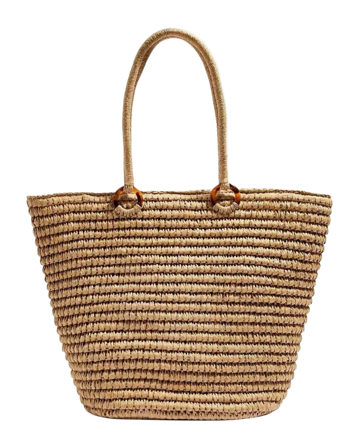 Simple One-shoulder Portable Beach Bag Knitting photo 4