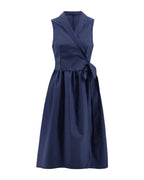 Dies Midi Dress Casual Sleeveless Belt photo 2