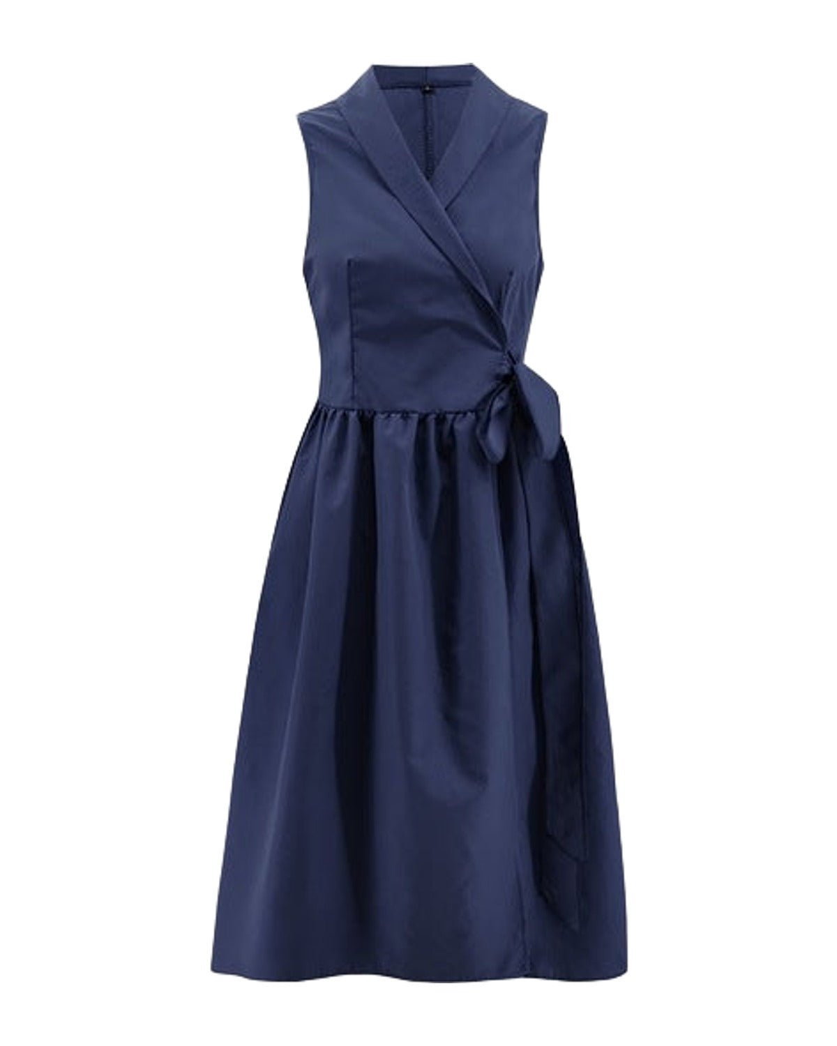 Dies Midi Dress Casual Sleeveless Belt photo 2