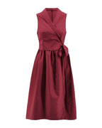 Dies Midi Dress Casual Sleeveless Belt photo 6