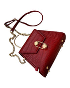 Korean Retro Port Small Square Bag Stone Pattern photo 4