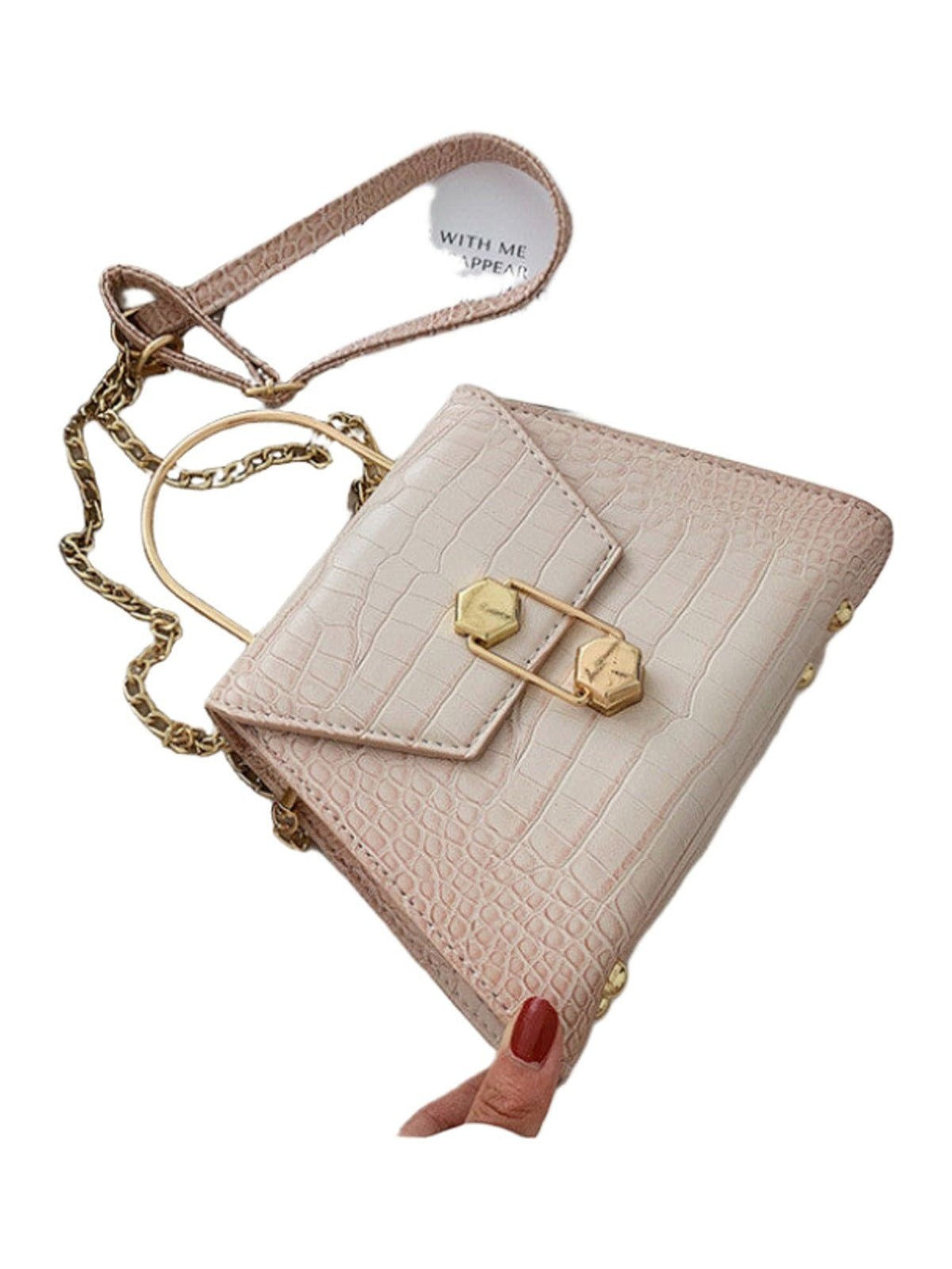 Korean Retro Port Small Square Bag Stone Pattern