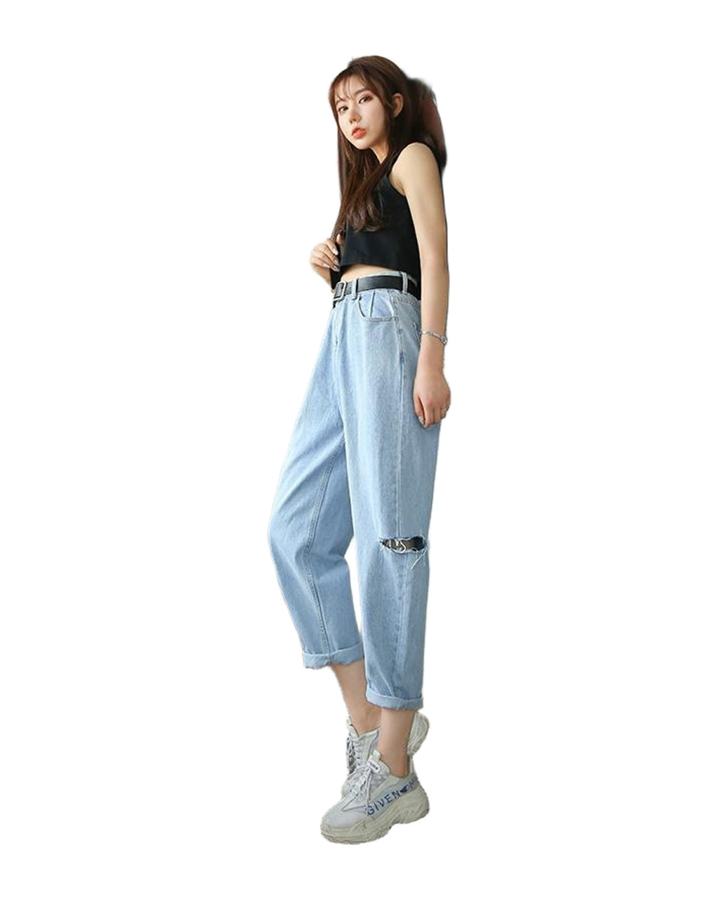 Ninth Pants Ripped High Waist Jeans photo 2