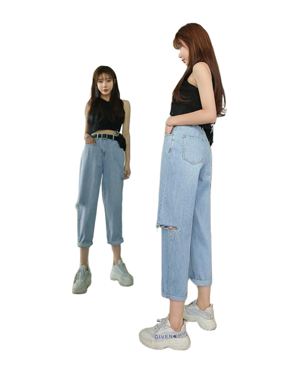 Ninth Pants Ripped High Waist Jeans photo 3