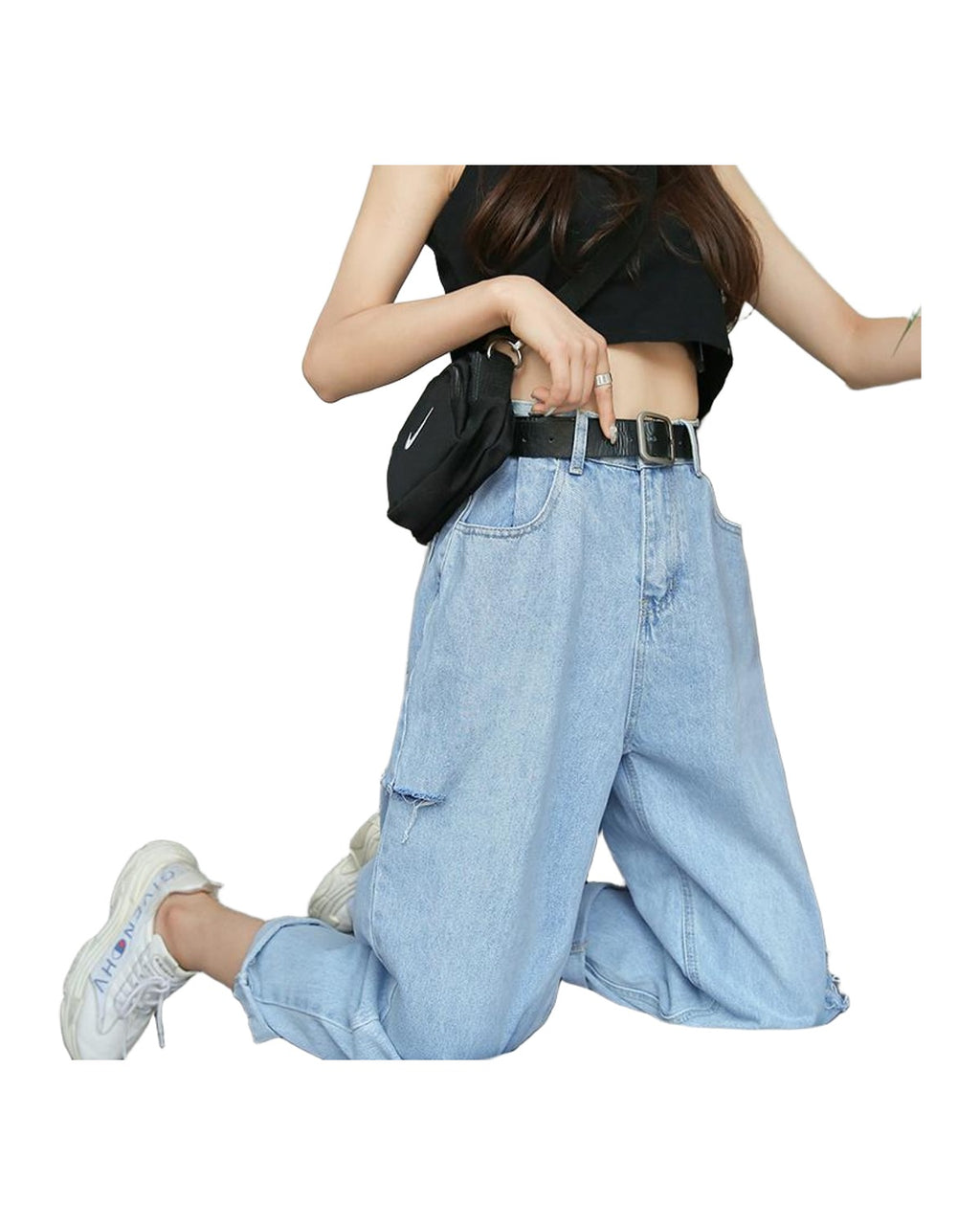 Ninth Pants Ripped High Waist Jeans photo 5