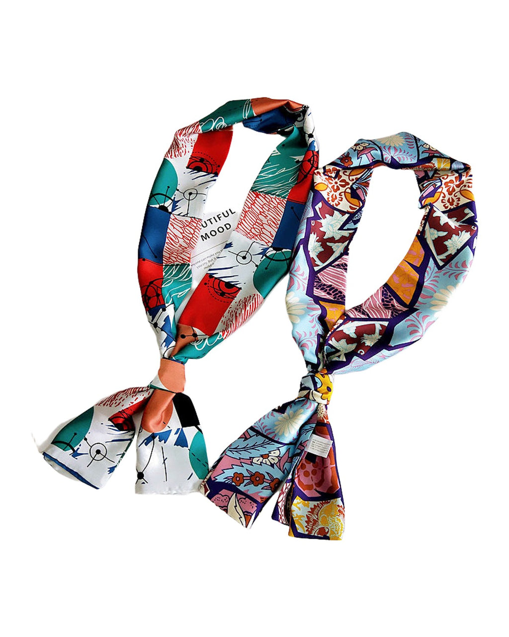 Silk Scarf Long Spring Autumn Double-sided Dual-use photo 3