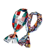Silk Scarf Long Spring Autumn Double-sided Dual-use photo 3