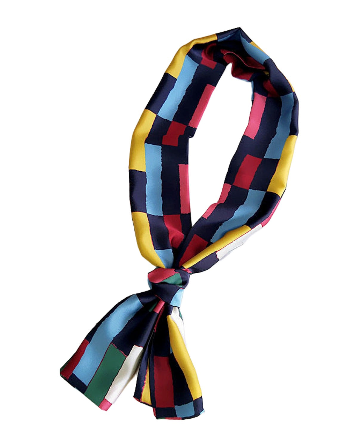 Silk Scarf Long Spring Autumn Double-sided Dual-use photo 4