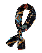 Silk Scarf Long Spring Autumn Double-sided Dual-use photo 6