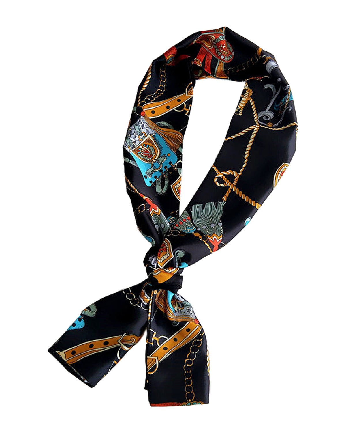 Silk Scarf Long Spring Autumn Double-sided Dual-use photo 6