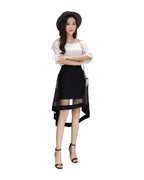 Irregular Skirt Dovetail Mid-length Package Hip photo 1