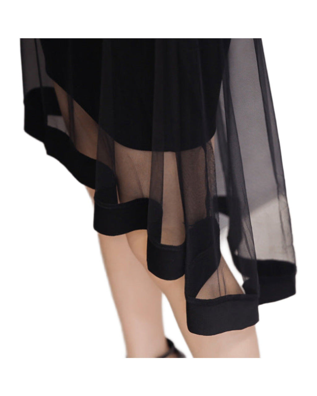 Irregular Skirt Dovetail Mid-length Package Hip photo 3