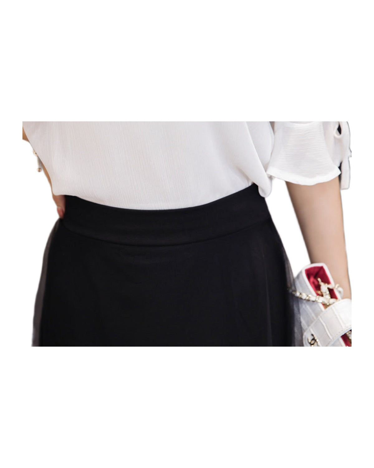 Irregular Skirt Dovetail Mid-length Package Hip photo 5