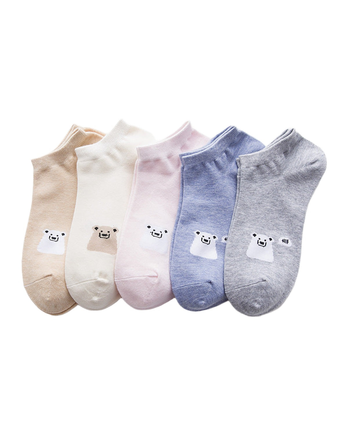 Solid Color Socks Low Cut Shallow Mouth Leisure Boat photo 1