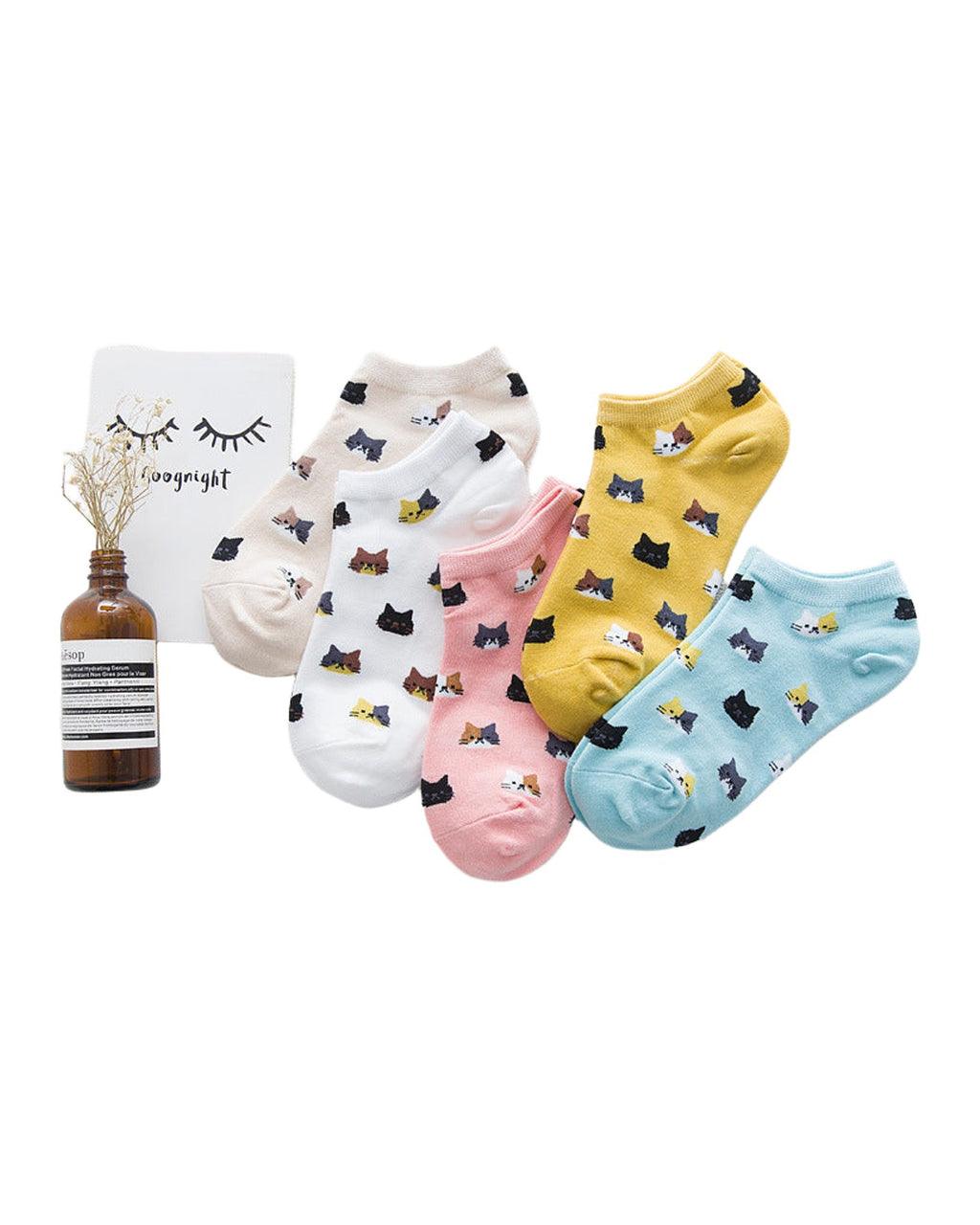 Solid Color Socks Low Cut Shallow Mouth Leisure Boat photo 11