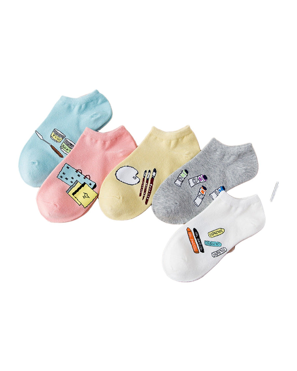 Solid Color Socks Low Cut Shallow Mouth Leisure Boat photo 5