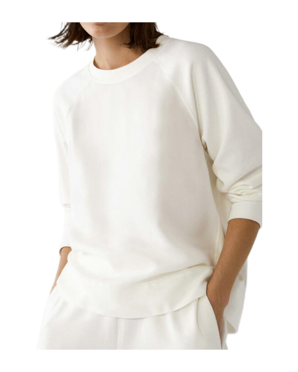 Zippered Trousers White Jogging Casual Pants photo 5