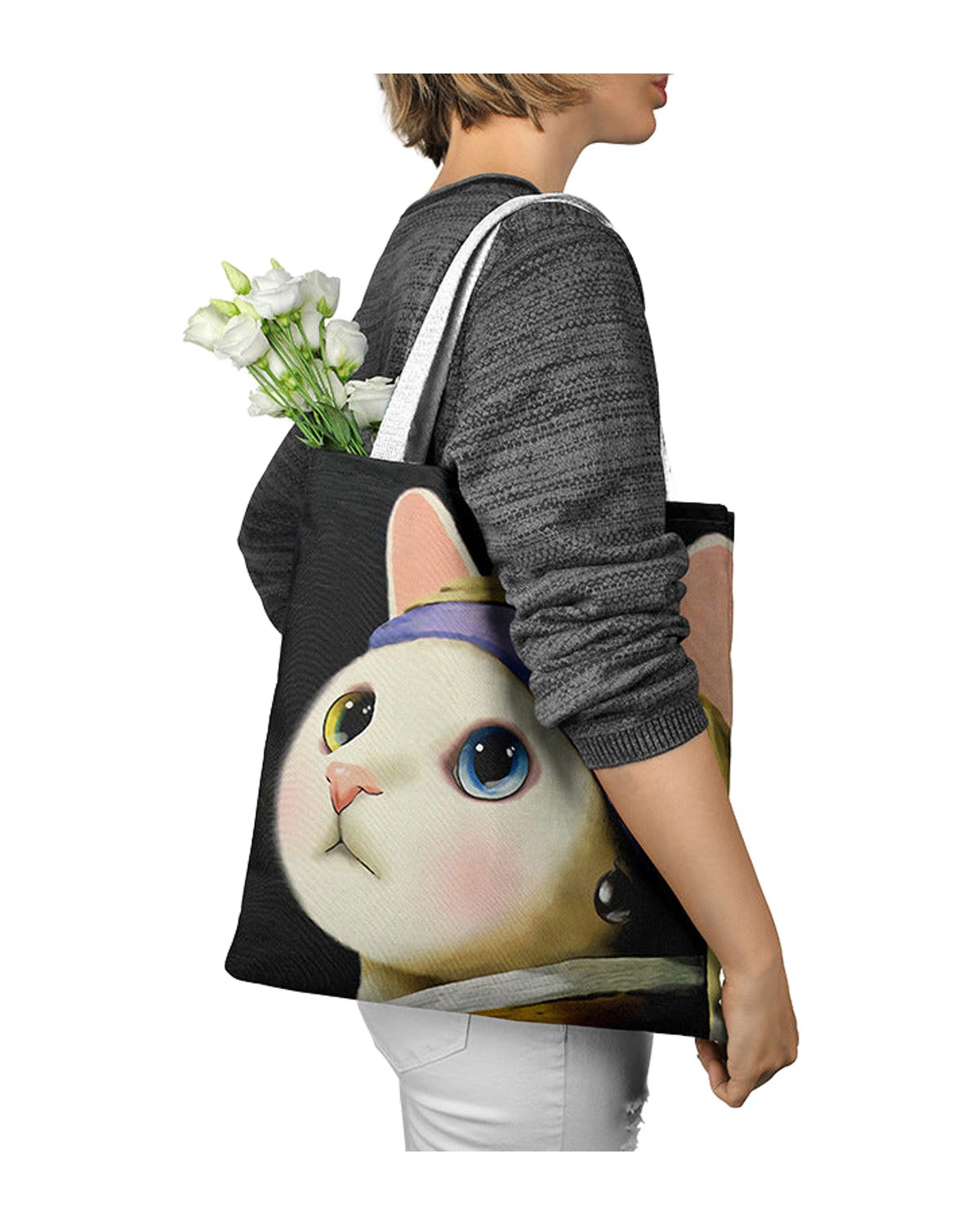 Print Tote One-shoulder Bag photo 4