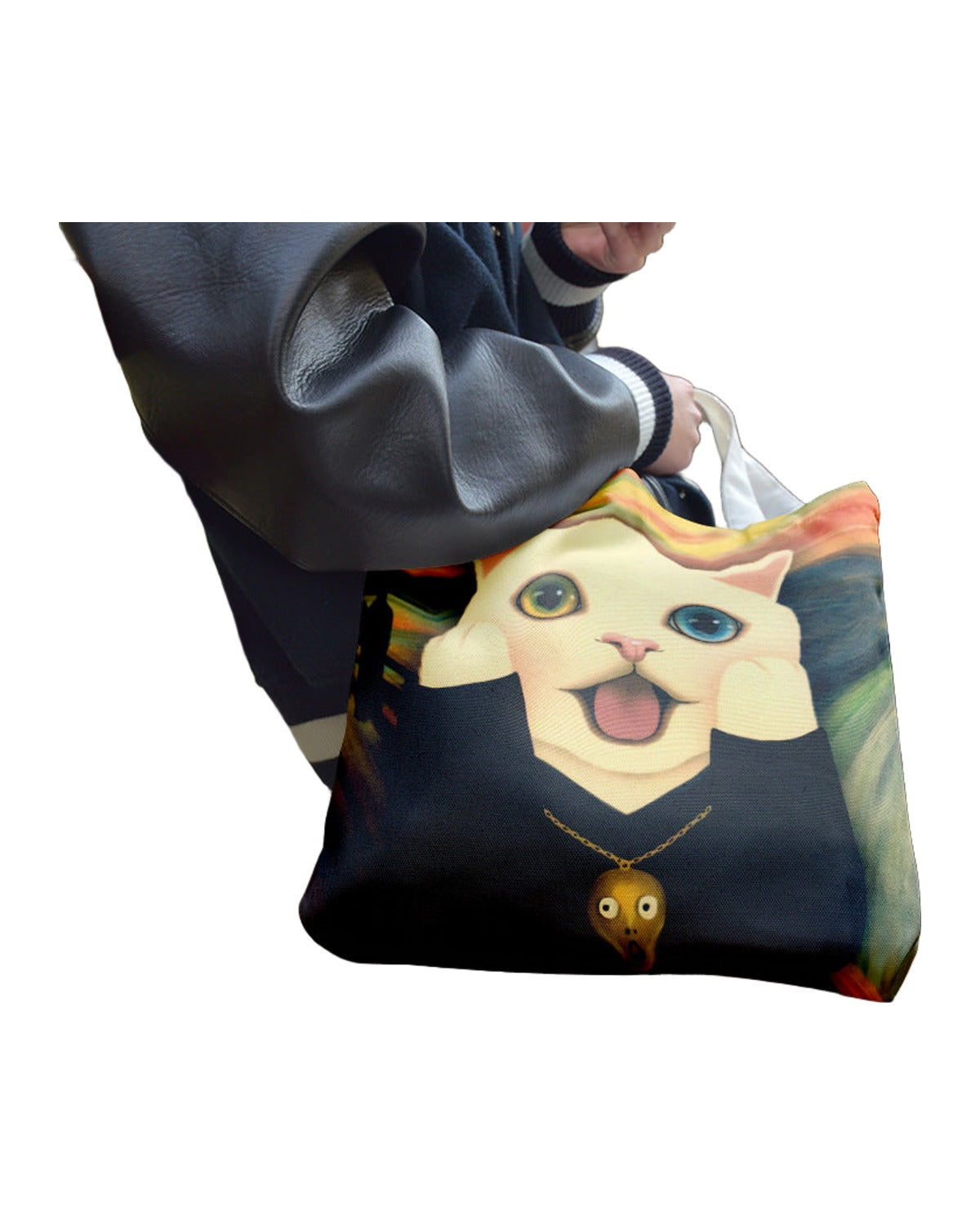 Print Tote One-shoulder Bag photo 8