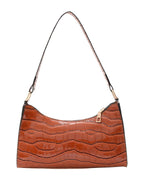 Solid Color Shiny Shoulder Bag photo 3