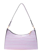 Solid Color Shiny Shoulder Bag photo 5