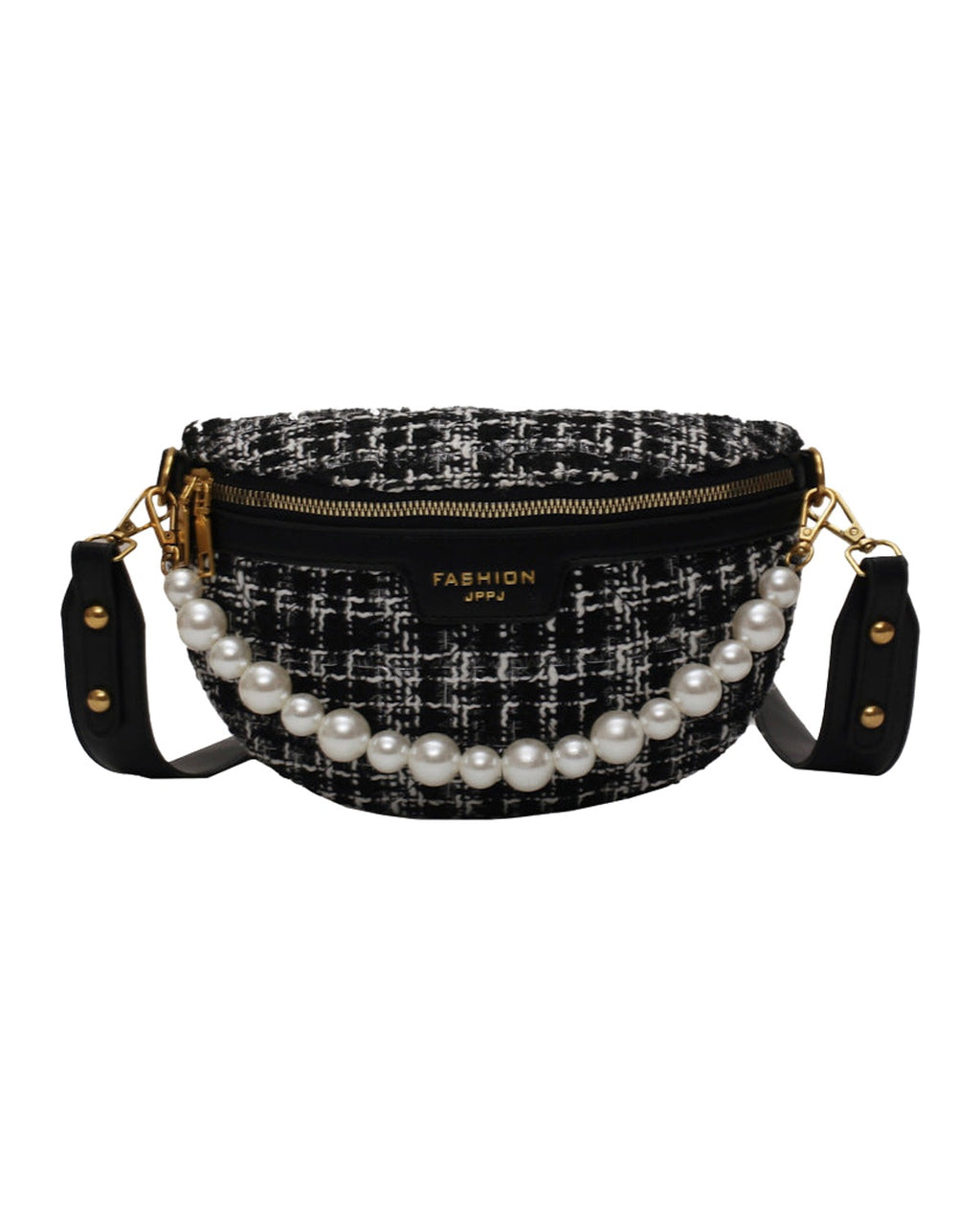 Contrast Pearl Wide Shoulder Strap Bag photo 1