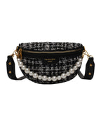 Contrast Pearl Wide Shoulder Strap Bag photo 1