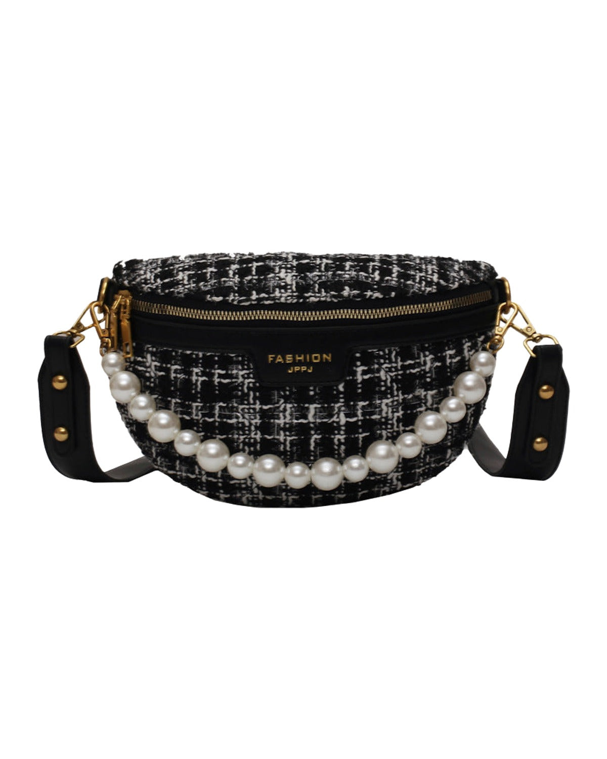 Contrast Pearl Wide Shoulder Strap Bag photo 1