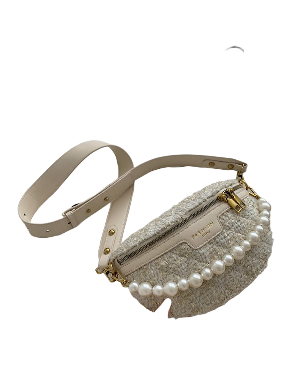 Contrast Pearl Wide Shoulder Strap Bag photo 4